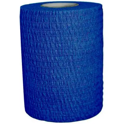 Cinta Kinesiológica Kinemed Cohesiva 7,5 cm Azul