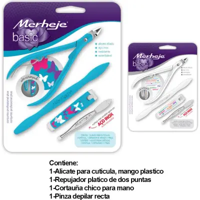 Kit Profesional de Manicuría Merheje Basic Plus