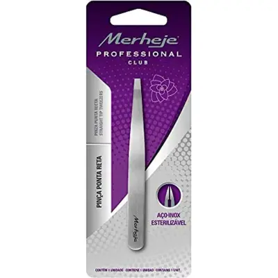 Pinza para Depilar Merheje Professional Punta Diagonal