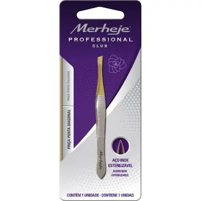 Pinza para Depilación Merheje Professional de Acero
