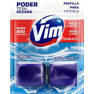 Pastillas para Inodoro Vim Ocean Pack x100 g
