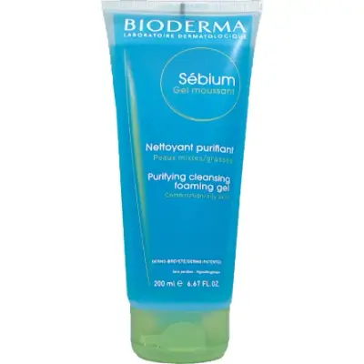 Gel Limpiador Bioderma Sébium Moussant 200 ml