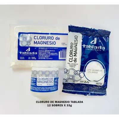 Tablada Cloro Magnesio Sobres 12 unidades 33 g
