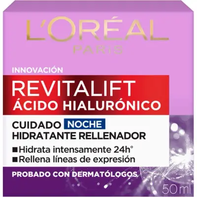 Crema Facial de Noche L'Oréal Dermo Expertise Revitalift AH 50 ml