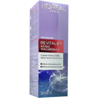 Crema Contorno de Ojos L'Oréal Revitalift Ácido Hialurónico 15 ml