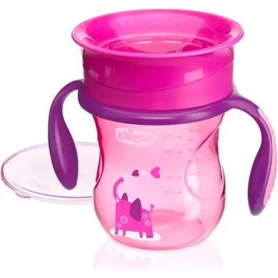 Vaso Chicco Perfect Cup 12M+ Rosa
