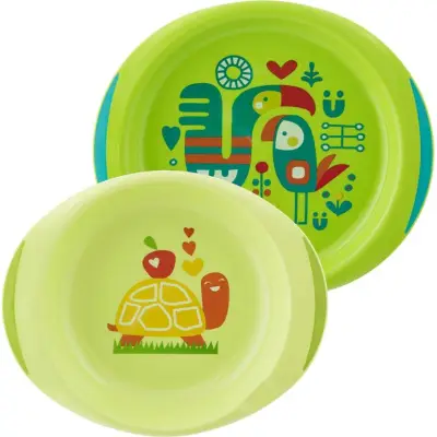 Set de Platos Chicco 12M+ Verde