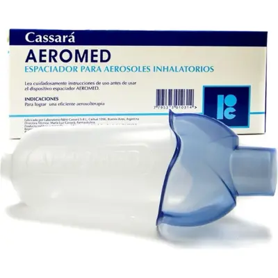 Aerocámara Cassara Aeromed Espaciador para Aerosol