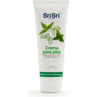 Crema Revitalizante para Pies Sri Sri Ayurveda 100 g