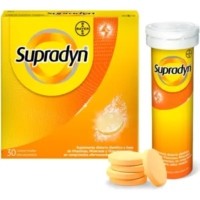 Supradyn Suplemento Multivitamínico Efervescente x 30 Comprimidos