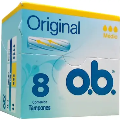 Tampones o.b. Medio x 8