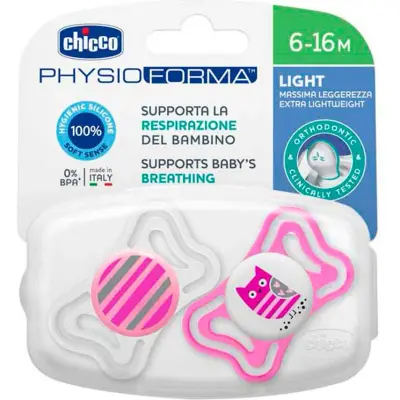 Chupete Chicco Physio Light 16+ Niña