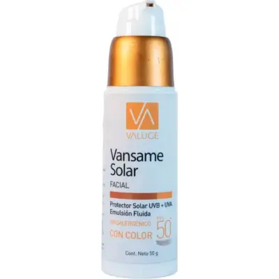 Protector Solar Vansame Emulsión Color FPS 50+ 50 g
