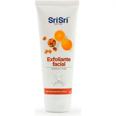 Crema Corporal Exfoliante Sri Sri Tattva con Nuez y Extracto de Naranja 100 g