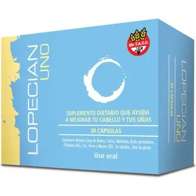Lopecian Uno Suplemento Dietario x 30 Cápsulas