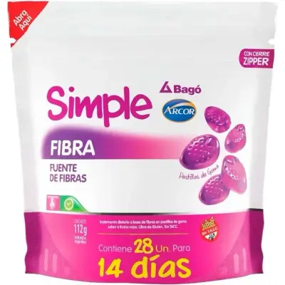 Simple Fibra Bagó Doy Pack x 28