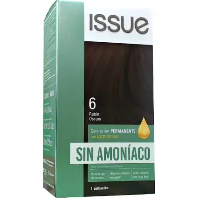 Tintura Capilar Issue Sin Amoníaco Kit Tono 6