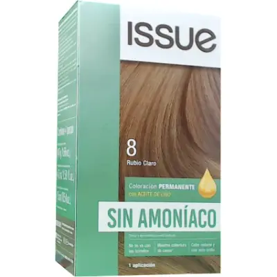 Tintura Capilar Issue Sin Amoníaco Kit Tono 8