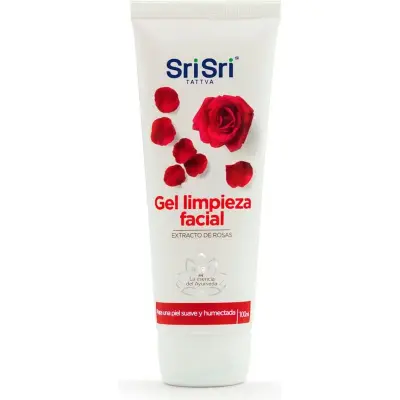 Gel Limpiador Facial Sri Sri con Rosas