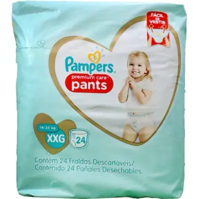 Pañales Pampers Pants Premium Care Talle XXG x24