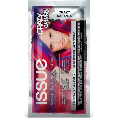 Coloración Issue Crazy Naranja en Sachet