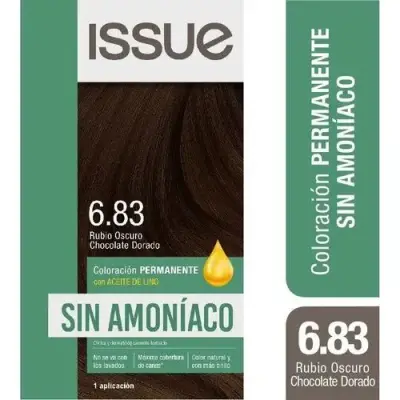 Tintura Capilar Issue Sin Amoníaco Tono 6.83