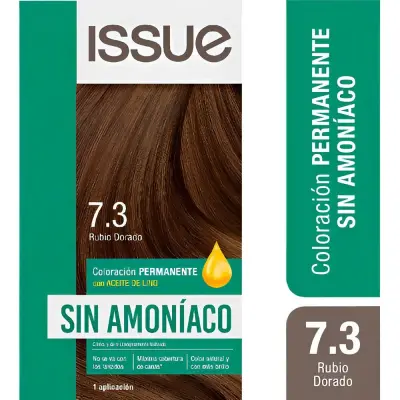 Tintura Capilar Issue Sin Amoníaco Kit Tono 7.3