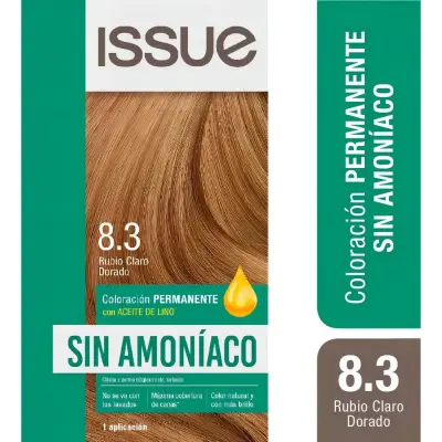 Tintura Capilar Issue Sin Amoníaco Tono 8.3