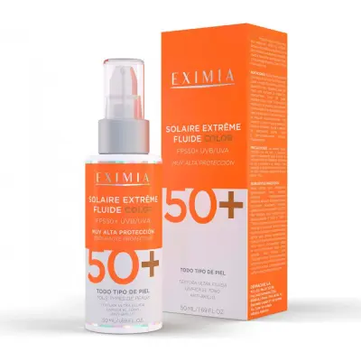 Protector Solar Facial Eximia Solaire Extreme con Color