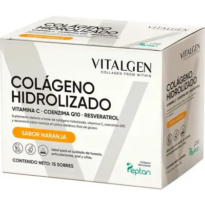 Suplemento Dietario Vitalgen Naranja Sobres X15