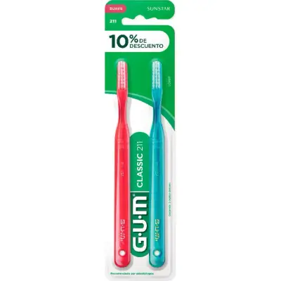 Cepillo de Dientes GUM 211 Classic Twin