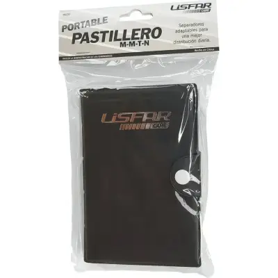 Pastillero Portátil Lisfar con Compartimentos