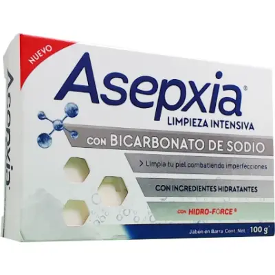 Jabón Asepxia Bicarbonato 100 g