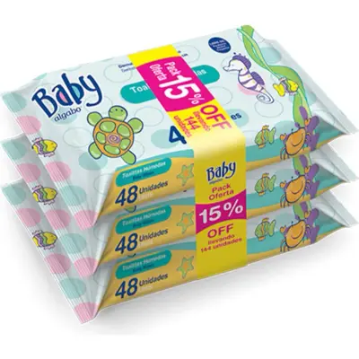 Toallitas Húmedas Algabo para Bebé Pack Oferta