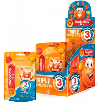 Redoxitos Plus Gomitas con Vitamina C 6 x 25