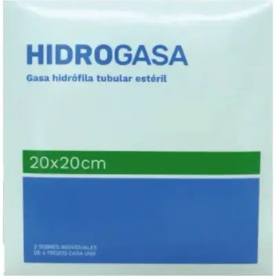 Gasa Estéril Gasana Hidrógasa N°1 20x20 cm x 10 unidades