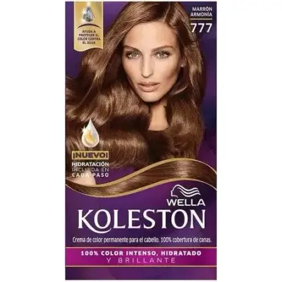 Tintura Capilar Koleston Kit Tono 777 Marrón Armónico