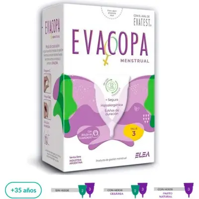 Copa Menstrual Evacopa Diámetro 44 Talle 3