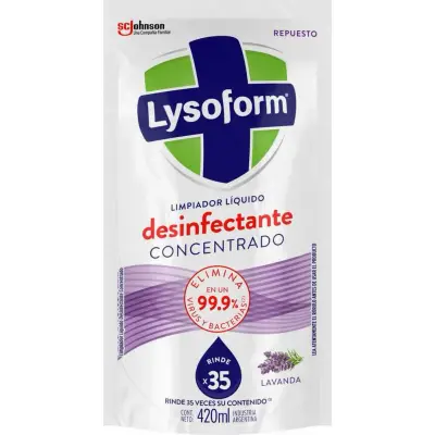 Lysoform Desinfectante Lavanda Doypack 420 ml