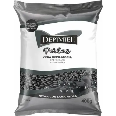 Depimiel Cera en Perlas Negra 400 g