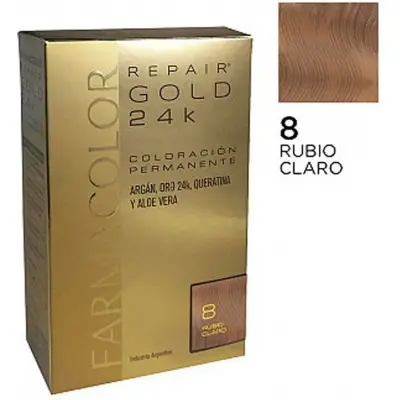 Tintura Capilar Farmacolor Gold Kit Tono 8
