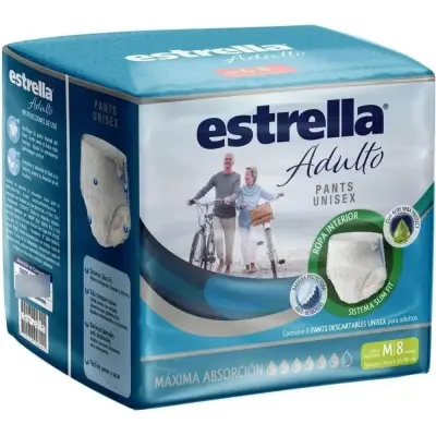 Ropa Interior Femenina Estrella Talle Medio Pack 8