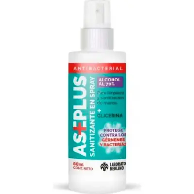 Alcohol Sanitario en Spray 60 ml