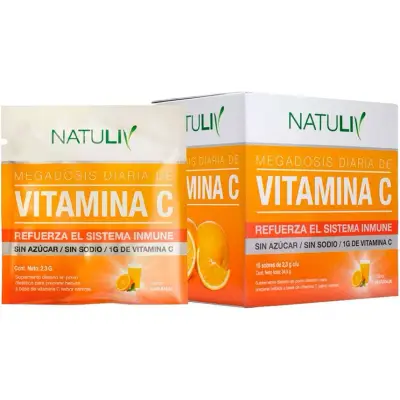 Suplemento Dietario Natuliv Vitamina C Sobres x 15