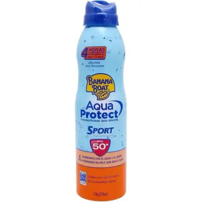 Protector Solar Banana Boat Aqua FPS 50 Spray 170 ml