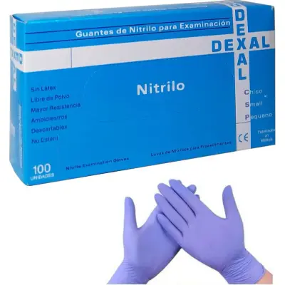Guante de Cirugía Dexal Nítrico Caja x 100 Unidades
