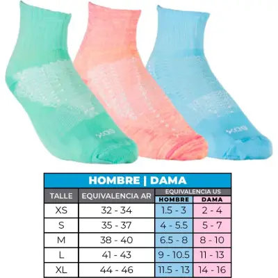 Media de Compresión Mujer Tripack Talle M