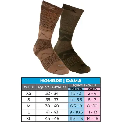 Media Deportiva Sox Tecno Trekking Talle XL