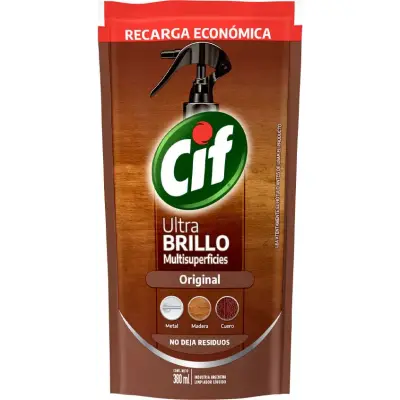 Limpiador Cif Ultra Brillo Original 380 g