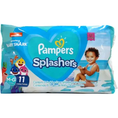 Pañales para Agua Pampers Splash Talle 4 x11 Unidades